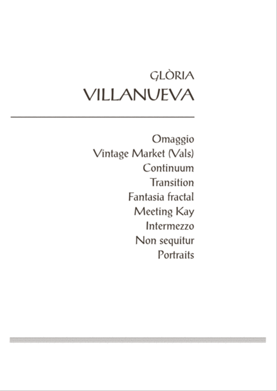 Nou peces per a piano Piano Solo scores gallery preview page 3