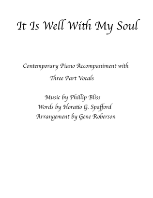 Book cover for It is Well With My Soul 3 Part Vocal - Piano