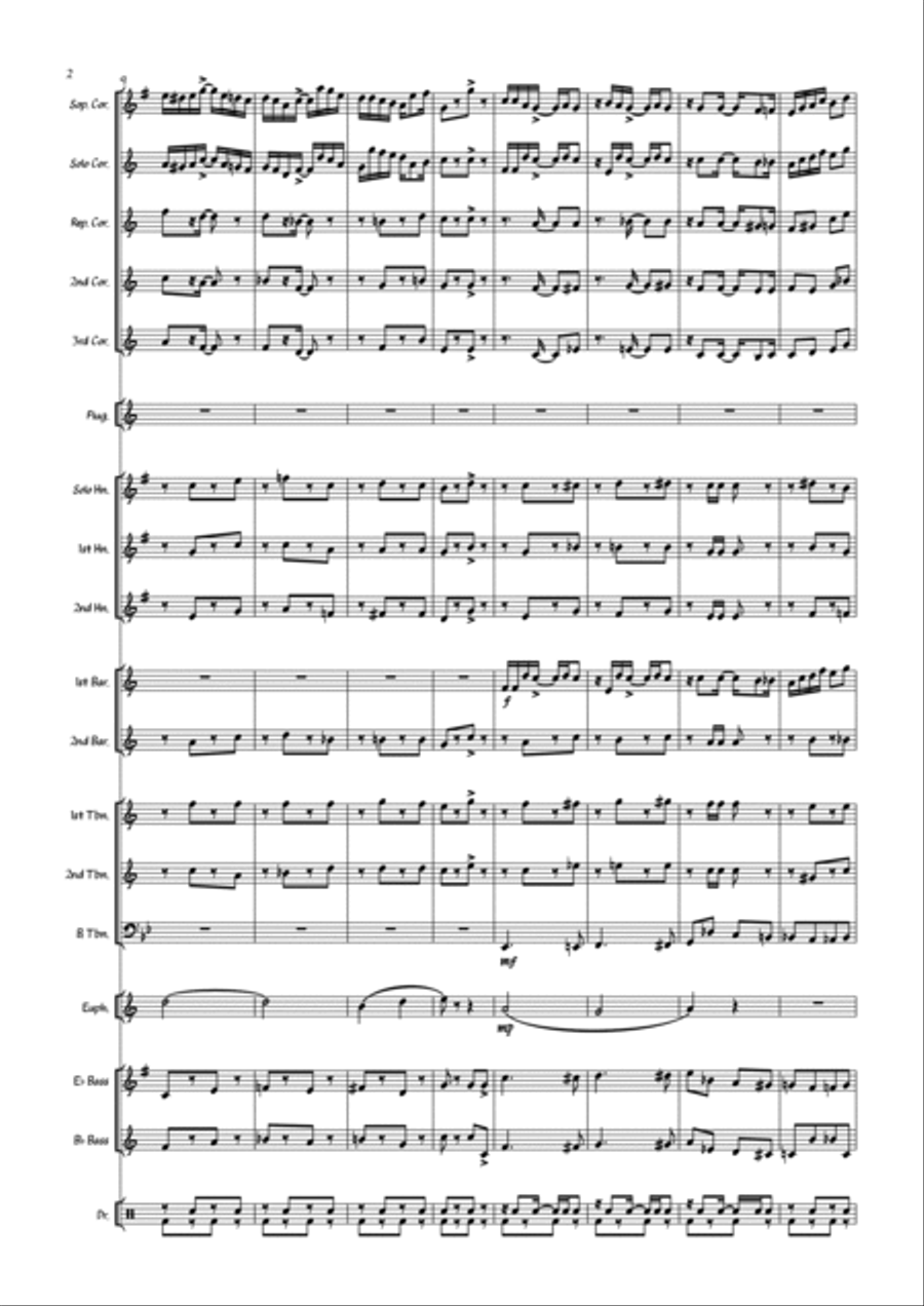 Elite Syncopations - Brass Band Brass Band scores gallery preview page 4