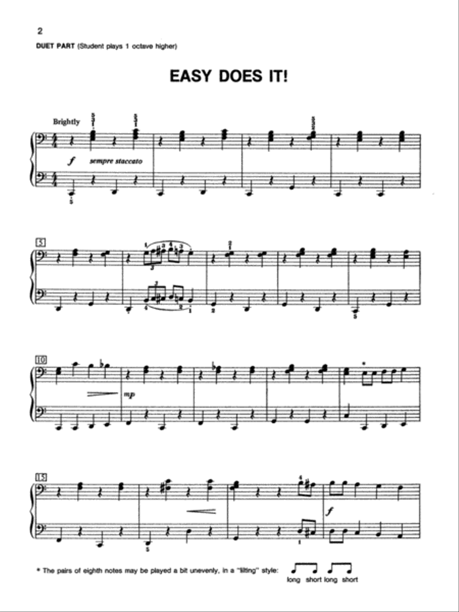 <br>Sheet music extract