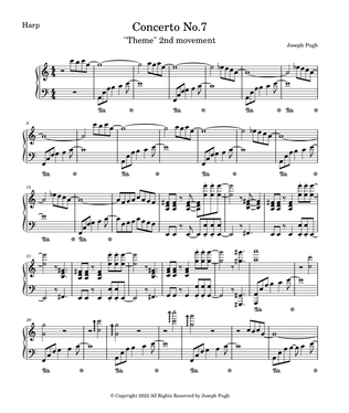 Concerto No.7 "Theme" 2nd movement