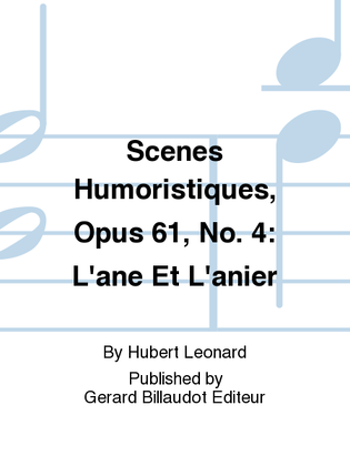 Scenes Humoristiques Opus 61 N°4 L’Âne et l’Ânier