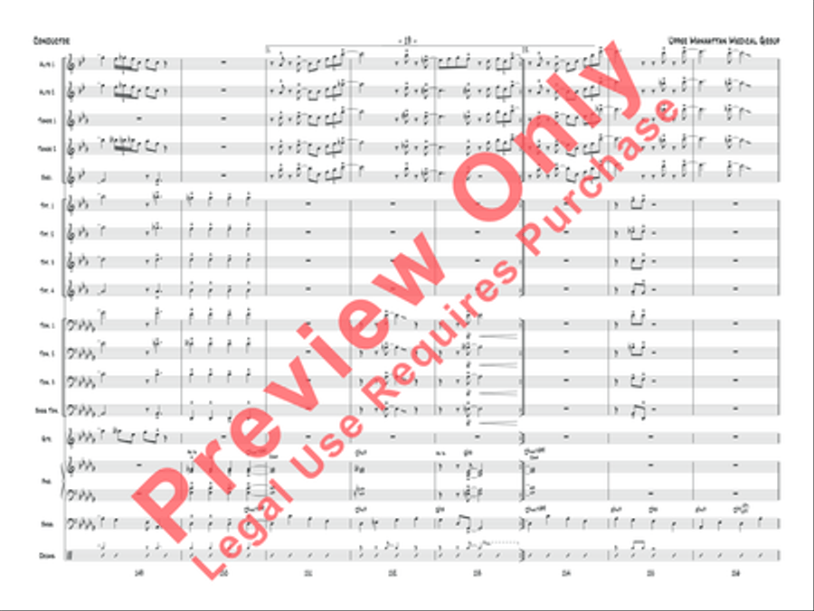 Upper Manhattan Medical Group Jazz Ensemble scores gallery preview page 20