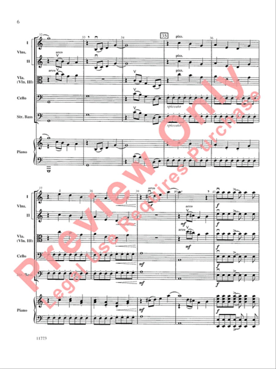 Dramatic Essay String Orchestra scores gallery preview page 7