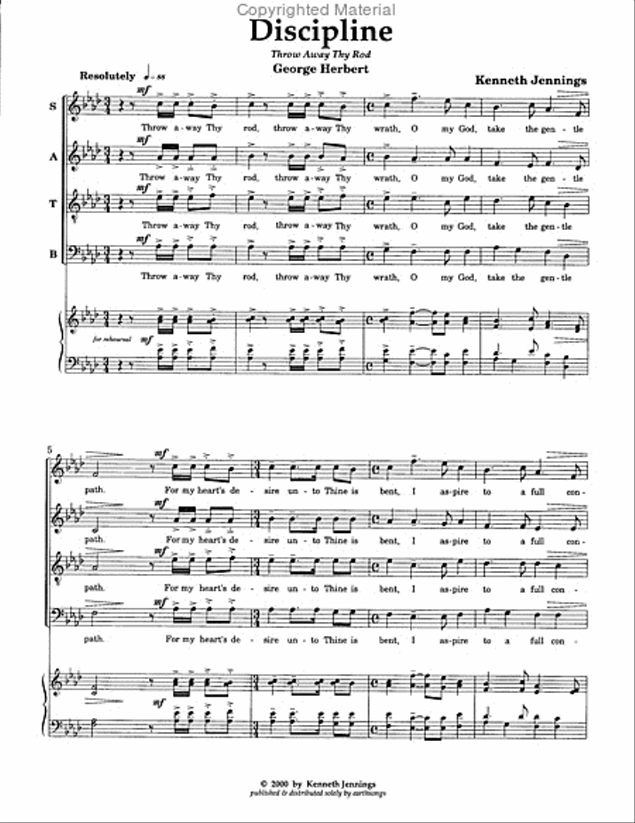 discipline 4-Part scores gallery preview page 2