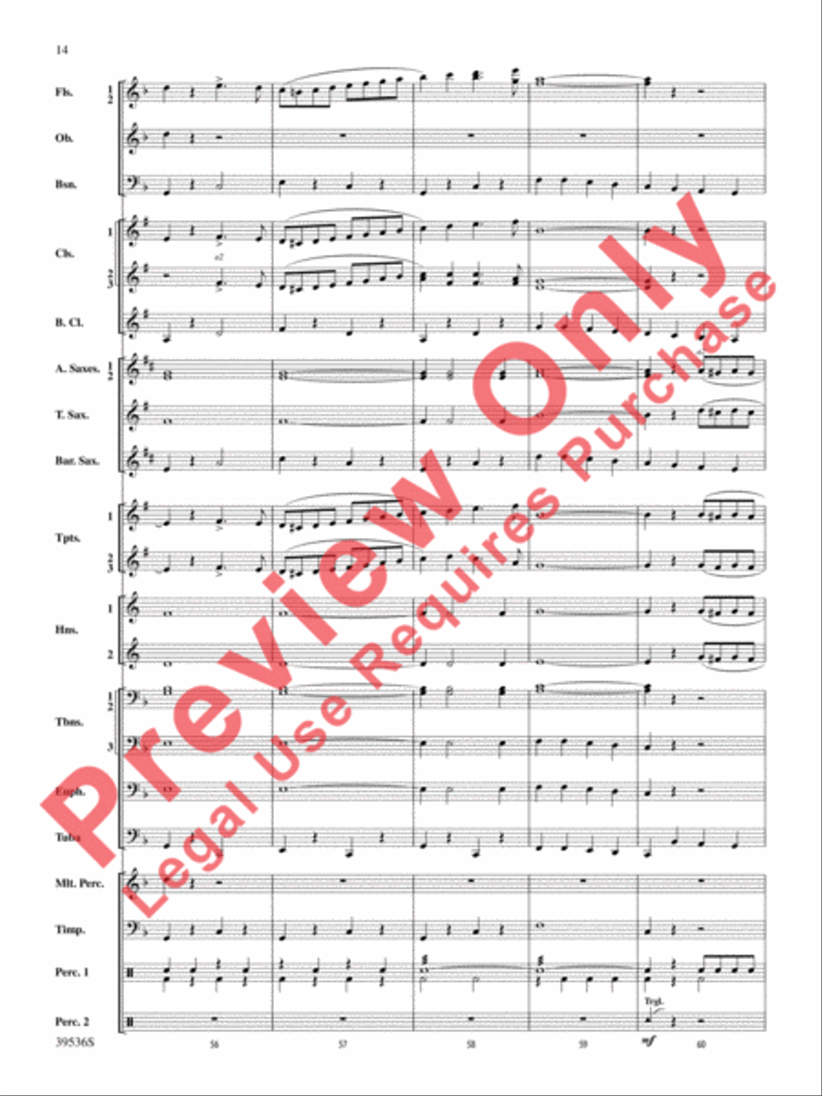 Screamers! Screamers! Concert Band scores gallery preview page 15