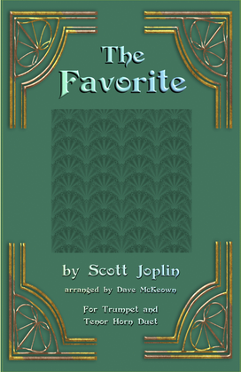 Book cover for The Favorite, Two-Step Ragtime for Trumpet and Tenor Horn Duet
