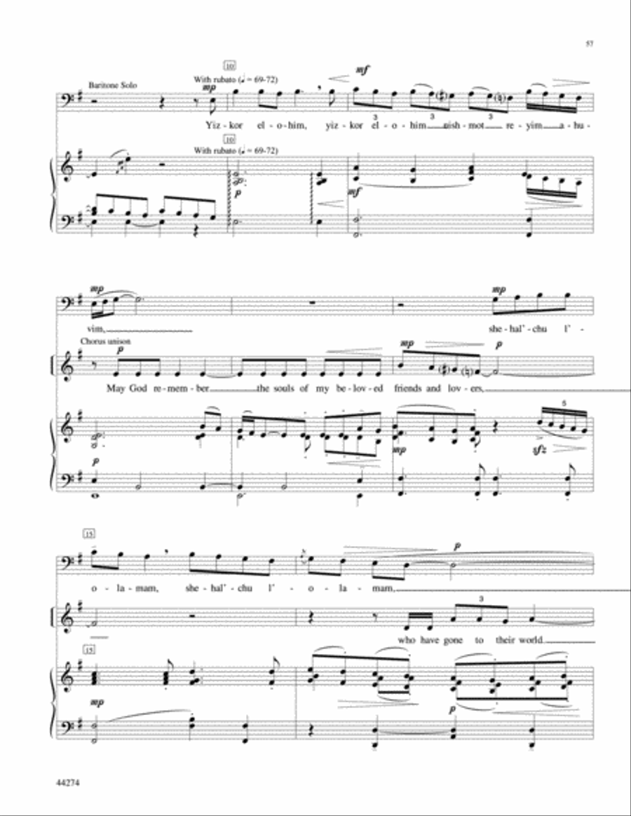 Memento Mori -- An AIDS Requiem Men's Choir scores gallery preview page 8
