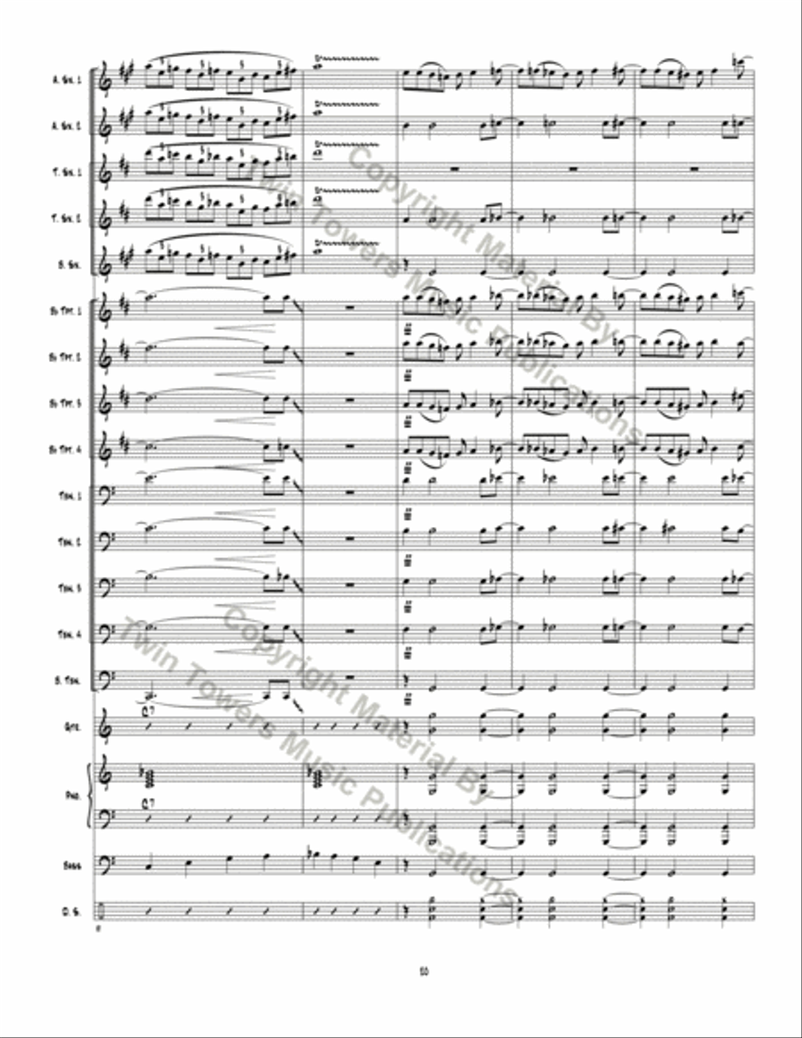 Super 20 Stomp Super 20 Stomp Jazz Ensemble scores gallery preview page 21