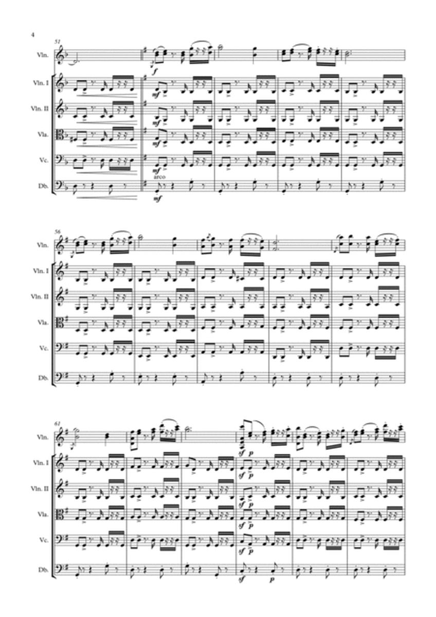 Caprice Basque Op.24 (arr. for Violin and Strings)