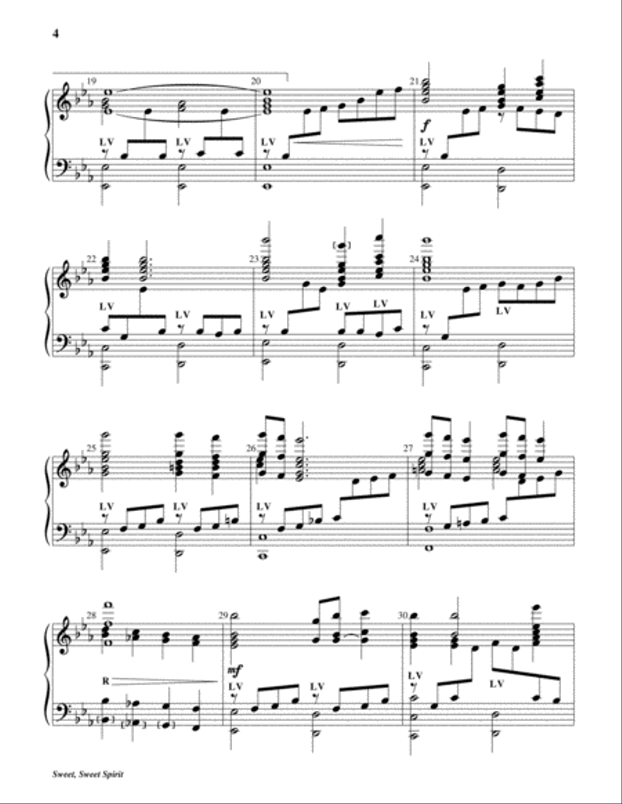 Sweet, Sweet Spirit 5-Octaves scores gallery preview page 4