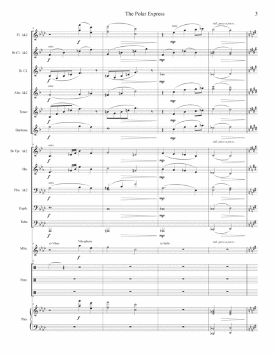 The Polar Express Bassoon scores gallery preview page 3