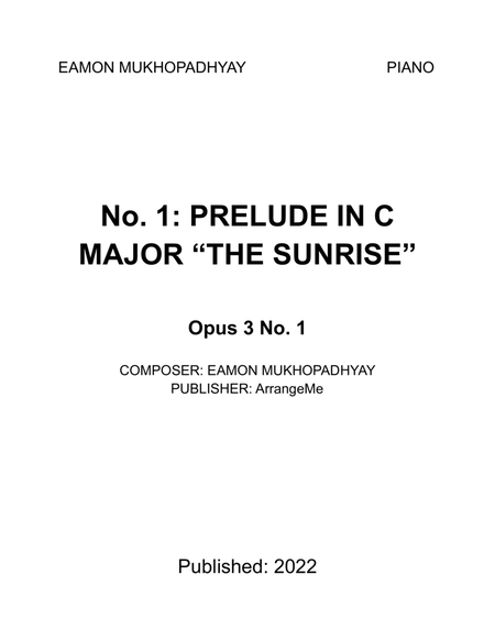 Prelude No. 1 in C Major "The Sunrise" - Opus 3 Number 1