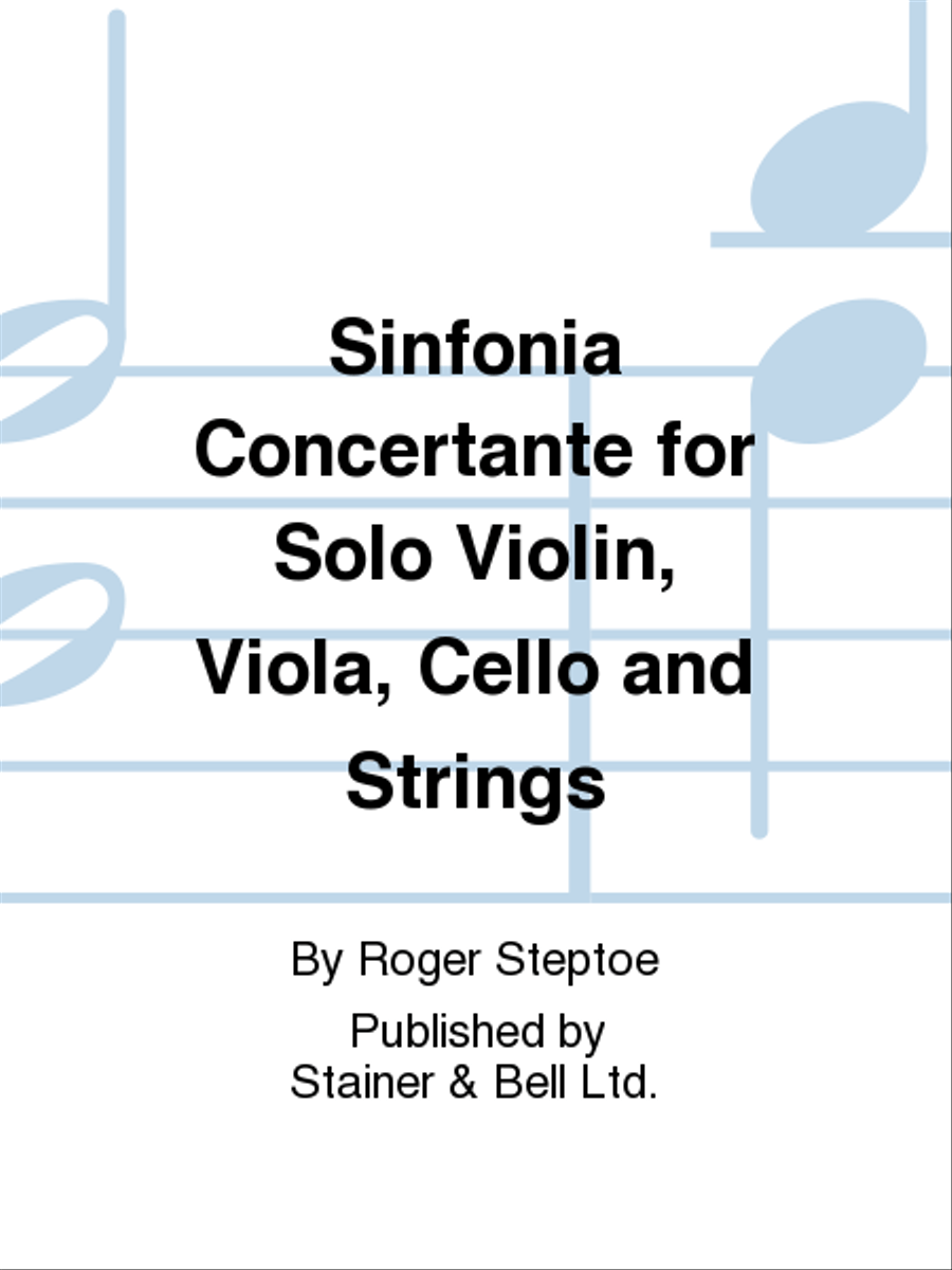 Sinfonia Concertante for Solo Violin, Viola, Cello and Strings Violin Solo scores gallery preview page 1