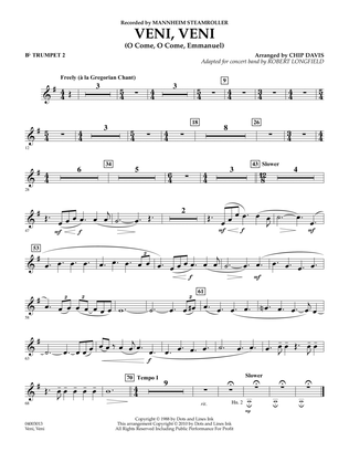 Veni, Veni (O Come, O Come Emmanuel) - Bb Trumpet 2