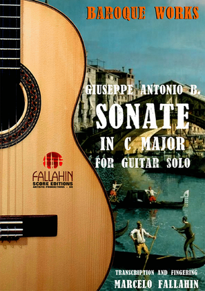 SONATE I - GIUSEPPE ANTONIO - FOR GUITAR SOLO