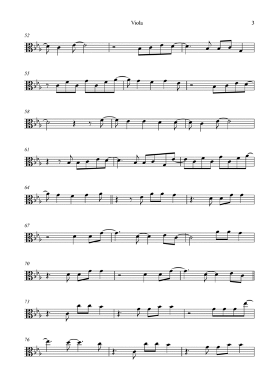 Titanium Viola Solo scores gallery preview page 3