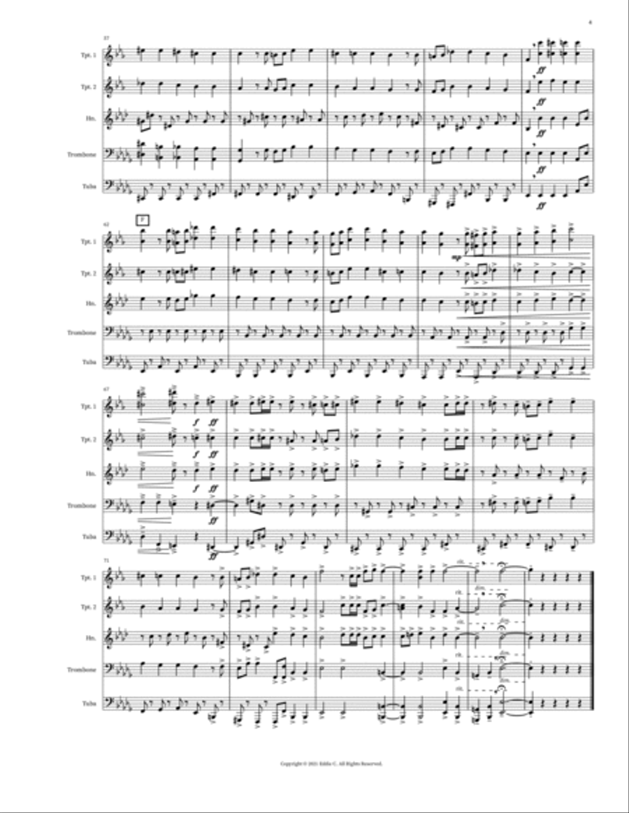 My Army Small Ensemble scores gallery preview page 4