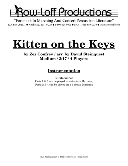 Kitten on the Keys