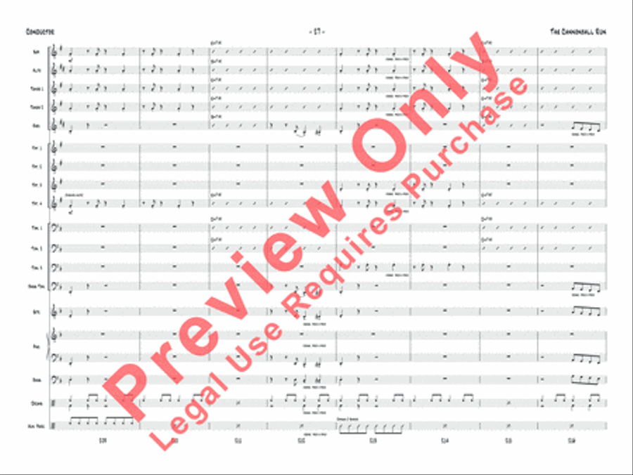 The Cannonball Run Jazz Ensemble scores gallery preview page 28