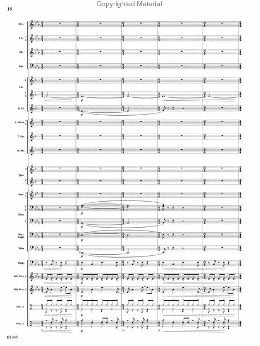Fanfare and Jubilation Concert Band scores gallery preview page 17