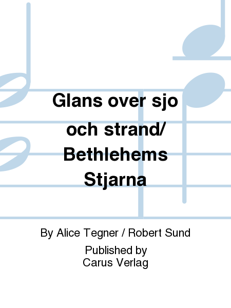 Glans over sjo och strand/ Bethlehems Stjarna image number null