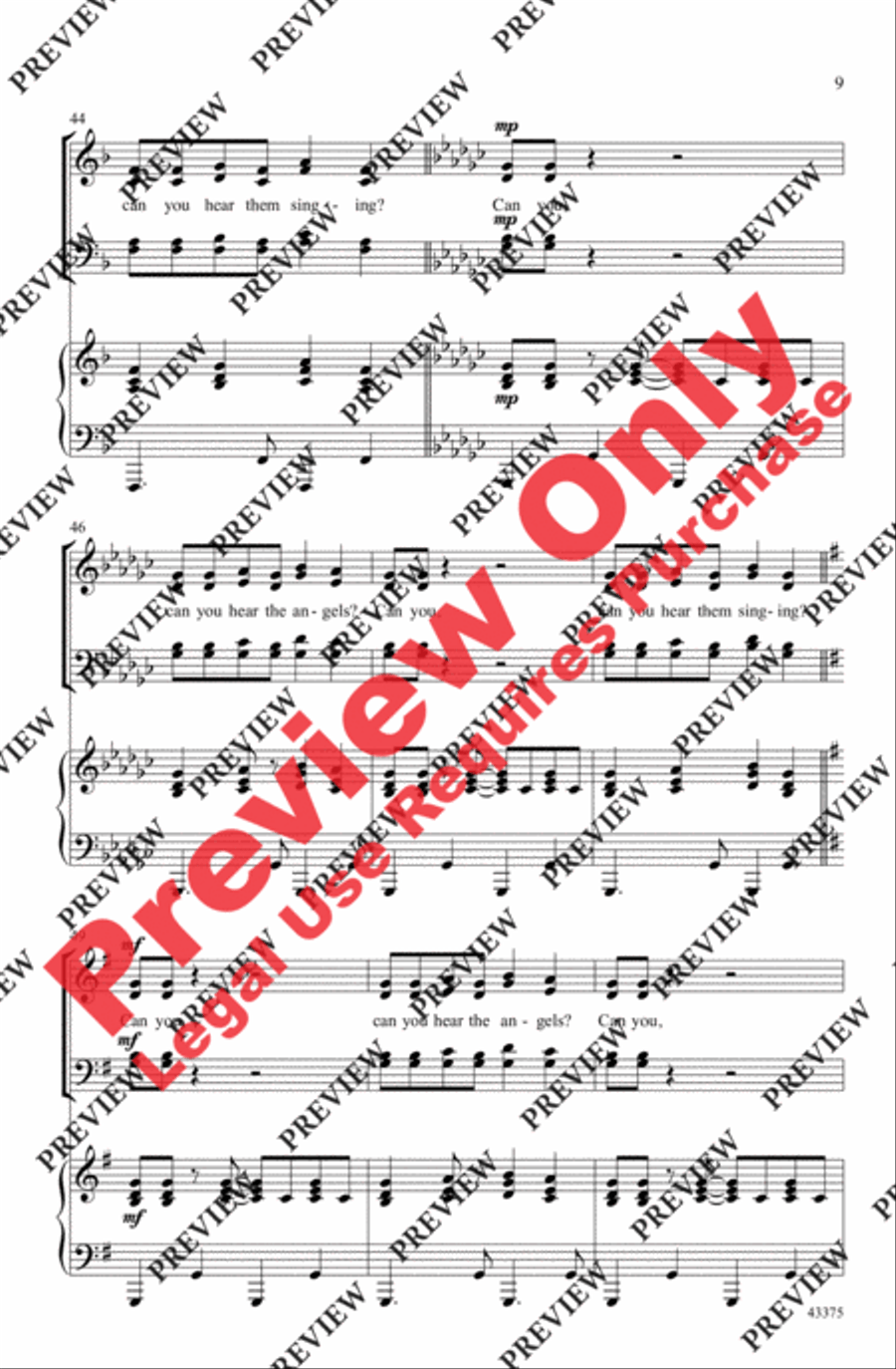 Can You Hear the Angels? - SoundTrax CD (CD only) Choir scores gallery preview page 9