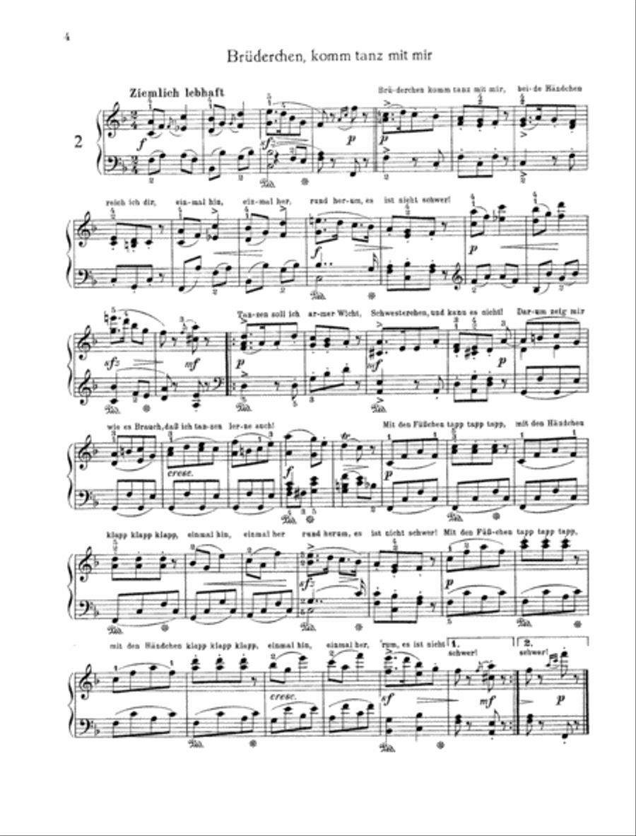 Hansel and Gretel Hansel and Gretel Piano scores gallery preview page 2