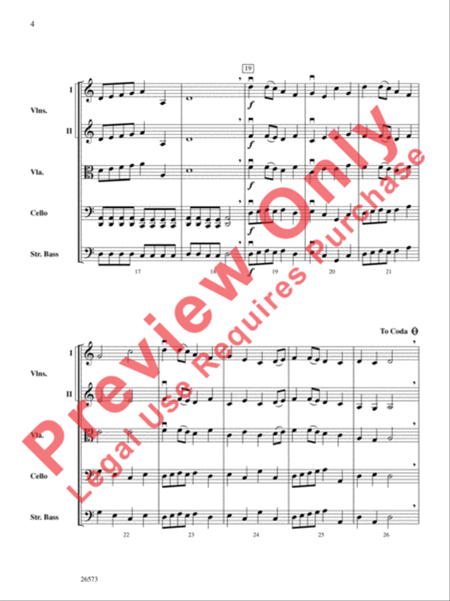 King's Court King's Court String Orchestra scores gallery preview page 5