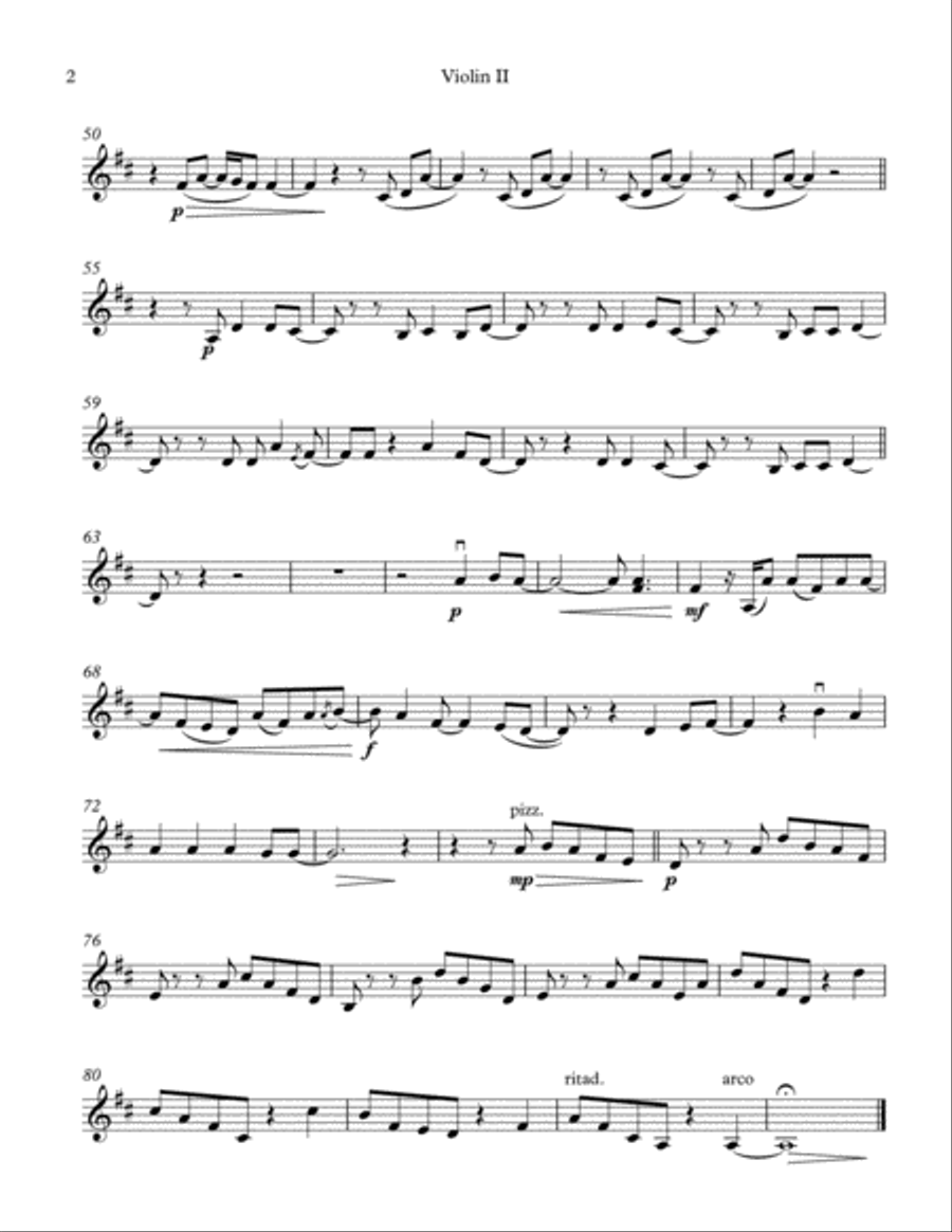 Dancing On My Own String Quartet scores gallery preview page 4