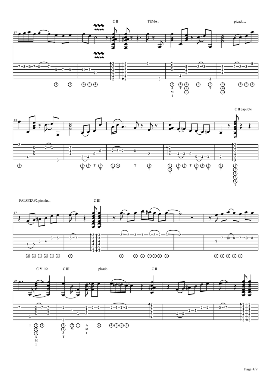 Vicente Amigo - De Mi Corazon Al Aire - 01 - De Mi Corazon Al Aire Electric Guitar scores gallery preview page 4