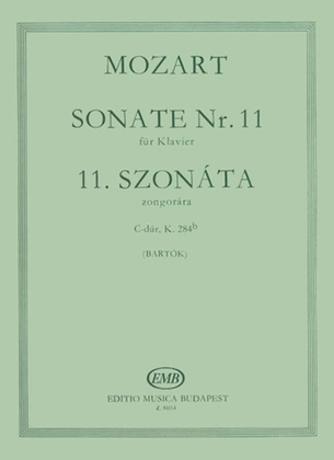 Book cover for Sonata No. 11 C Major, K 284b