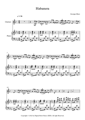 Habanera - Georges Bizet (Clarinet + Piano)