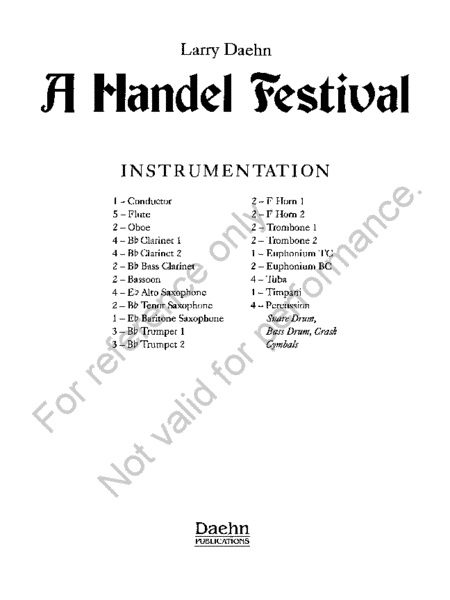 A Handel Festival image number null