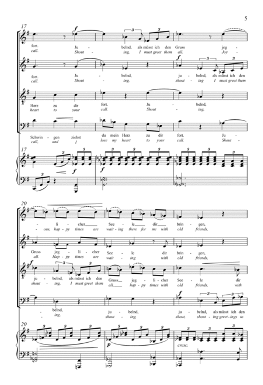 An Die Heimat 4-Part scores gallery preview page 3