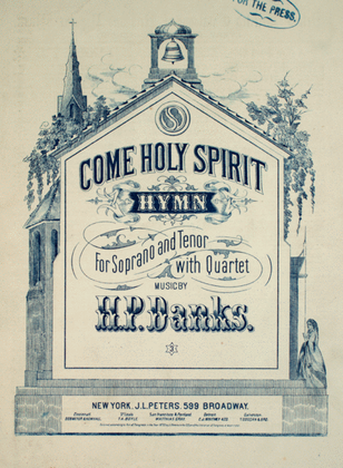 Book cover for Come Holy Spirit. Hymn