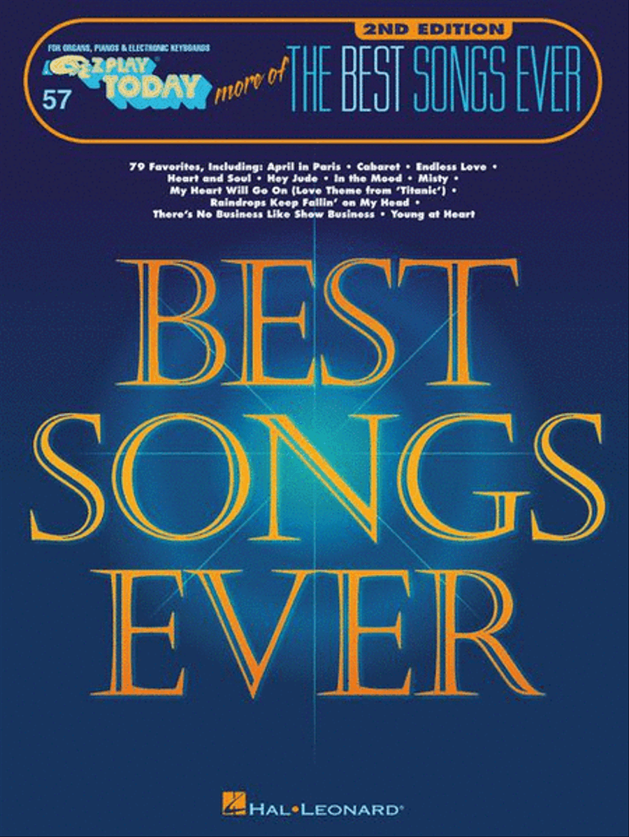 More of the Best Songs Ever – 2nd Edition Electronic Keyboard scores gallery preview page 2
