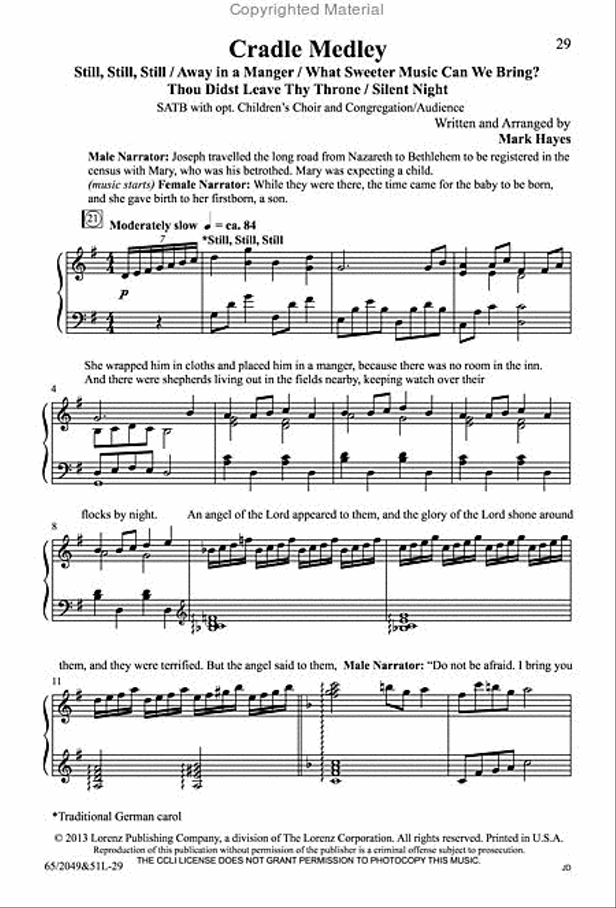 What Sweeter Music - SATB Score with Performance CD 4-Part scores gallery preview page 9