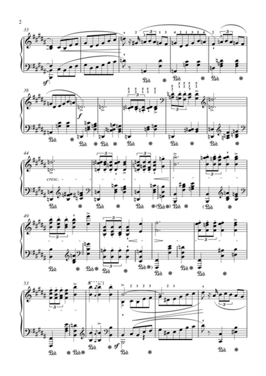 Chopin Mazurka, Op. 41 No. 3
