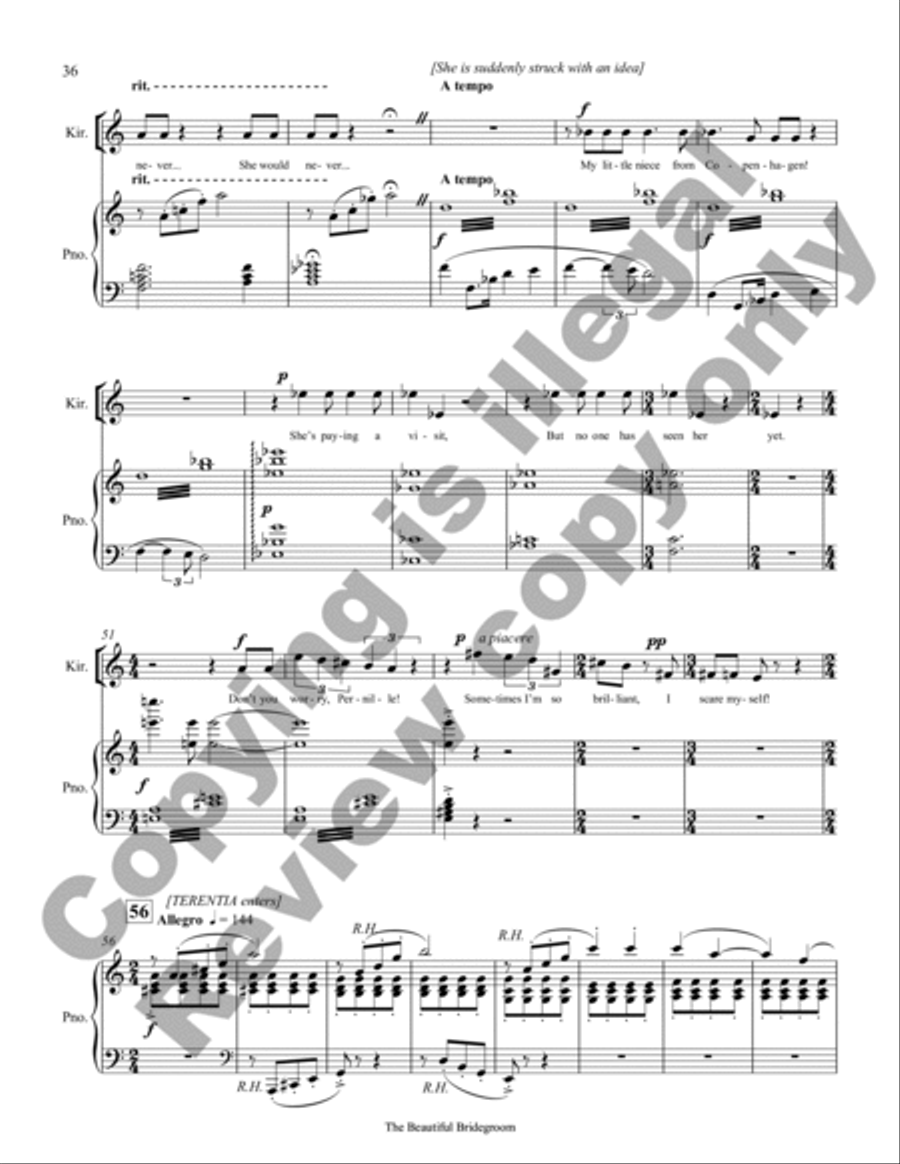 The Beautiful Bridegroom (Piano/Vocal Score) Choir scores gallery preview page 18