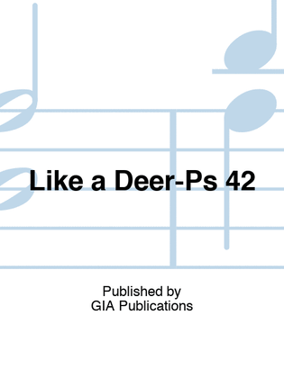 Book cover for Like a Deer: Psalm 42