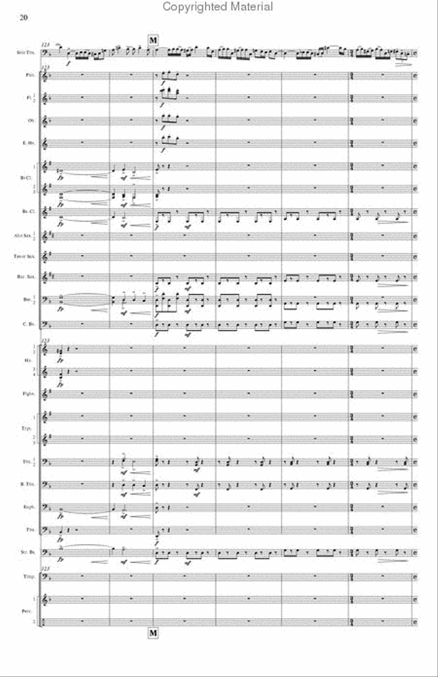 Concerto for Tuba and Wind Band Concert Band scores gallery preview page 8