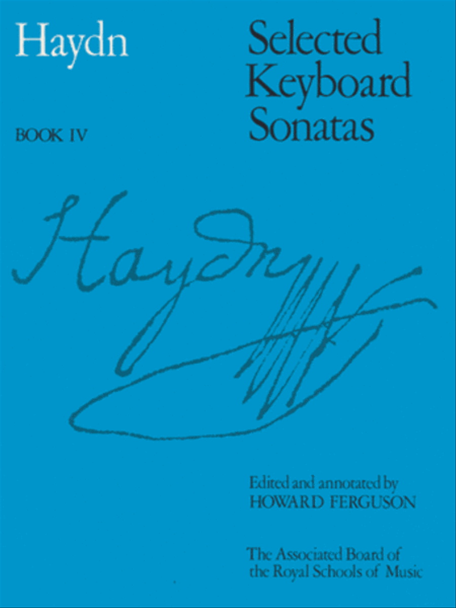 Book cover for Selected Keyboard Sonatas, Book IV