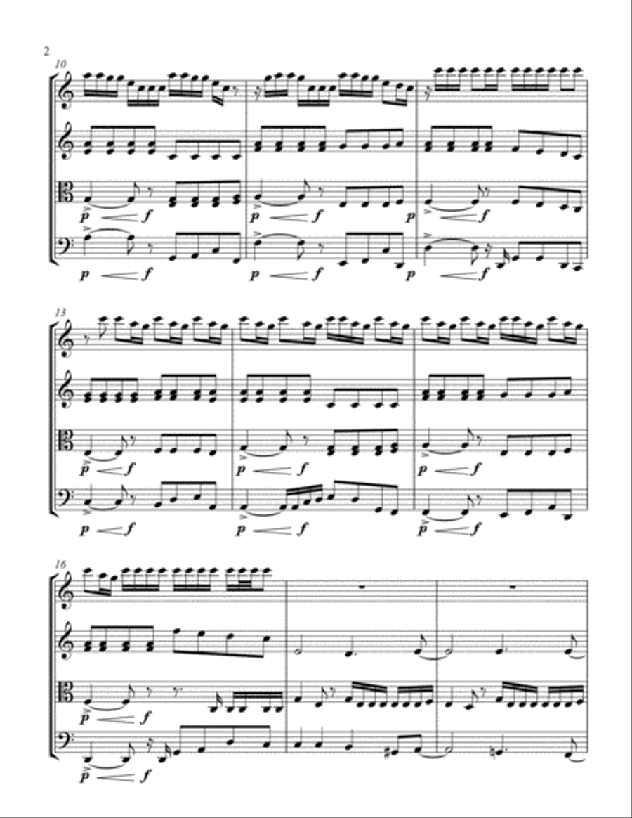 Sunday Candy Sunday Candy String Quartet scores gallery preview page 2