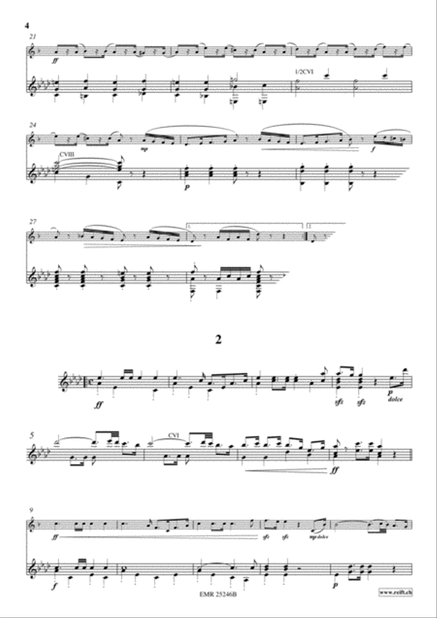 2 Marches Guitar scores gallery preview page 4
