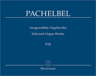 Book cover for Ausgewahlte Orgelwerke, Band 8