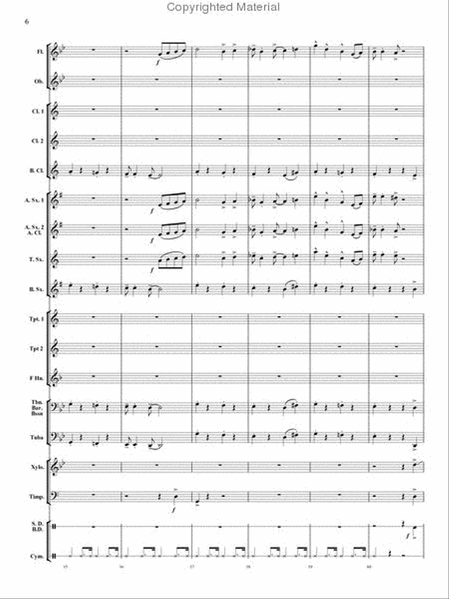 Jazzoo Concert Band - Sheet Music page 6