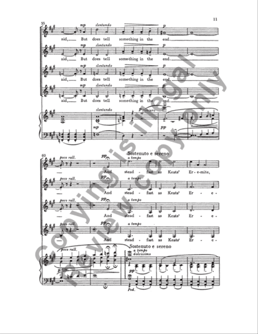 Choose Something Like A Star - SSAA - From 