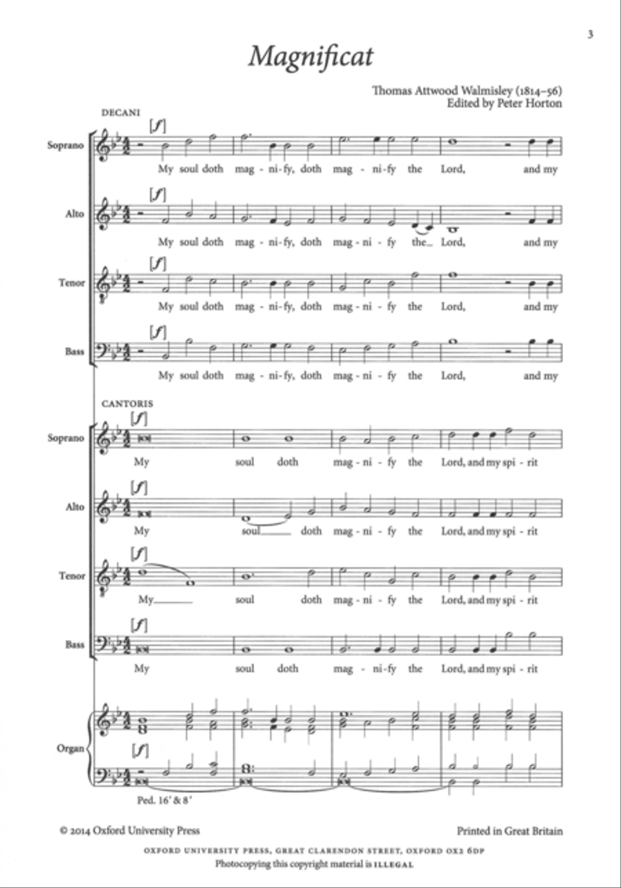 Magnificat and Nunc Dimittis in B flat SSAATTBB scores gallery preview page 2