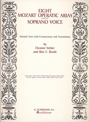 Book cover for Mozart: Eight Operatic Arias for the Soprano Voice